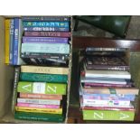 Quantity of cookery books including "Green & Black's Chocolate Recipes", "The Wagamama Cookbook", "