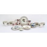 Masons ironstone china part tea set, Paynsley pattern, comprising ten cups and saucers, two spare