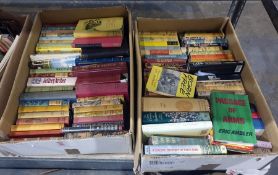 Quantity of world books and Reprint Society (2 boxes)