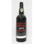 Bottle of Quinta Da Novale 1975 vintage port, label complete but slight damage, wax capsule top is