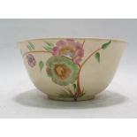 Royal Staffordshire Clarice Cliff pottery sugar bowl 'Honey Glaze' pattern