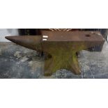 Vintage blacksmith's anvil Condition ReportThe base measures 32 x 29 cm; the top 76.5 x 13 cm;