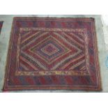 Gazak rug, 132cm x 113cm