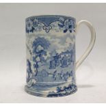Early 19th century Baker, Bevans & Irwin, Glamorgan pottery blue and white printed earthenware
