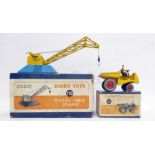 Dinky Supertoys 562 Dumper Truck, and a Dinky Toys 752 Goods Yard Crane