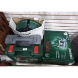 Bosch PST650 jigsaw, Bosch POF1200AE router, Bosch electric drill and christmas tree stand (4)