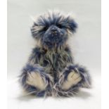 Charlie Bear 'Luna' with blue and white mohair, 43cm high