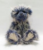 Charlie Bear 'Luna' with blue and white mohair, 43cm high