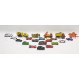Small quantity of diecast and plastic model vehicles, various makes and a quantity of plastic