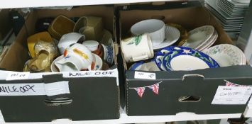 Mixed lot of kitchen and table ceramics to include jugs, soup plates, butter dishes and tureens