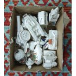 Box comprising a collection of Carltonware crested china