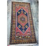 Wool on wool Yahyali carpet from Rose Carpets, Turkey, with certificate, red ground field with