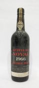 Bottle of Quinta Da Novale 1966 vintage port, label is complete as is the capsule top