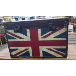 Modern chest with Union Jack decoration