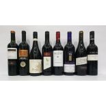 Eight bottles Australian and Argentian red wines, to include Andrew MacPherson's 415 2009, Yalumba