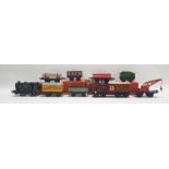 Large collection of Hornby '0' gauge tinplate locomotives and rolling stock, some boxed, to