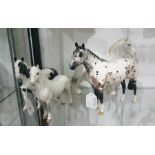Collection of four various Beswick pottery horses (4)