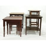 Nest of three tables and three further side tables (4)