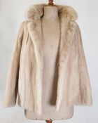 Blonde mink jacket