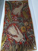 Concessa Colaco( b.1929)  Tapestry wall hanging, signed lower right and also on the back with