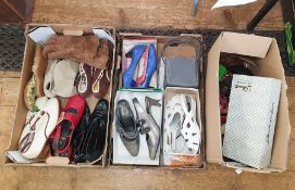 Quantity of vintage shoes including Ravel, Studio (3 boxes)