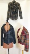 Vivienne Westwood Anglomania grey and black striped jacket size 44, Vivienne Westwood Anglomania