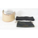 Jean Paul Gaultier wide leather belt with dust bag and a Georgina Goodman design 'bentwood' belt  (