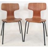 Set of four Arne Jacobsen designed for Fritz Hansen series 7 model 3107 chairs (4) Condition