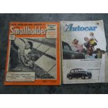 Collection of vintage magazines to include 1950's copies of The Smallholder, 1950's copies of The