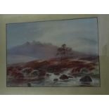 Thomas Mortimer (1880-1920) Set of four watercolour drawings Highland landscapes, each signed (5)