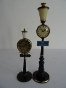 Jaeger LeCoultre  'Rue De La Paix' street lamp clock together with one further similar