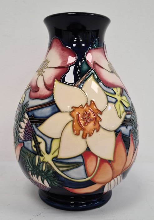 Moorcroft baluster-shaped vase stamped ‘ERII Golden Jubilee 2002’, initialled ‘PH’, 20cm high approx