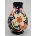 Moorcroft baluster-shaped vase stamped ‘ERII Golden Jubilee 2002’, initialled ‘PH’, 20cm high approx