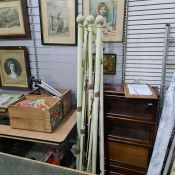 Seven assorted curtain poles (7)  Condition Report4 x 192 cm long, 1 x 181 cm, 1 x 175 cm, 1 x 167