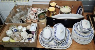 Large quantity of assorted ceramics and glass including Paragon part tea service, Ceylon part dinner