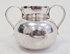 ***** WITHDRAWN ***** George II silver caudle cup, large ovoid vases with fluted handles, circular