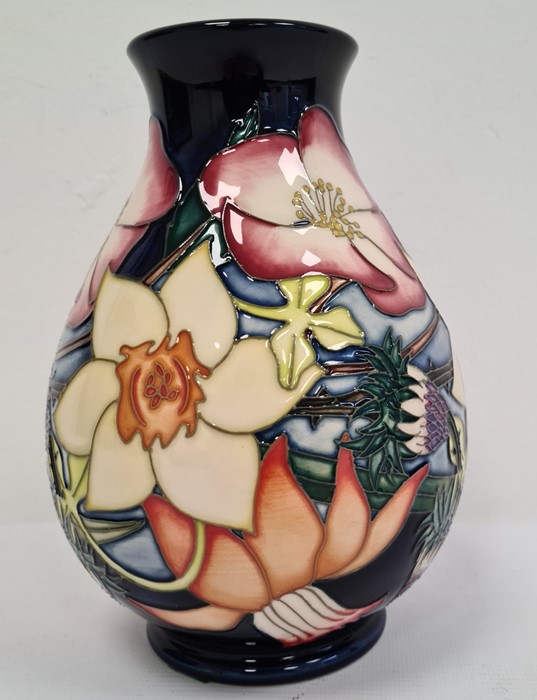 Moorcroft baluster-shaped vase stamped ‘ERII Golden Jubilee 2002’, initialled ‘PH’, 20cm high approx - Image 4 of 6