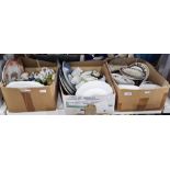 Quantity of assorted ceramics (3 boxes)