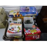 Quantity of toys and games including Stunt Granny, Battleship, Scrabble, puzzles etc.