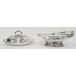 Electroplated items to include basket, tureen, flatware, etc