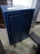 Two home safes (2)  Condition ReportThe blue safe has no manufactures mark on it and does not have a