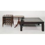 Rectangular coffee table, a wine rack and a side table (3)