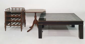 Rectangular coffee table, a wine rack and a side table (3)