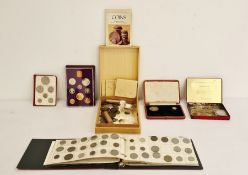 Large collection of coins to include pennies of Great Britain 1970, boxed coinage of Great