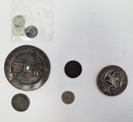 Small collection of coins to include 1738 Hollandia, 1 Stuivier coin, 1719 Zelandia, 1 Duit coin,