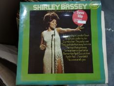 Large quantity of long playing records including Shirley Bassey, Jeff Love and his Orchestra,