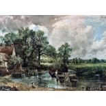 Quantity of various framed prints, books on photography, framed print after John Constable and