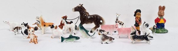 Assorted chinaware to include collectable animal models