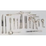 Electroplated flatware to include knives, forks, spoons, etc ( box)