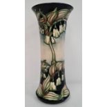 Moorcroft vase, waisted, yellow ground decorated with white Solomon's Seal flowers, signed ‘Rachel